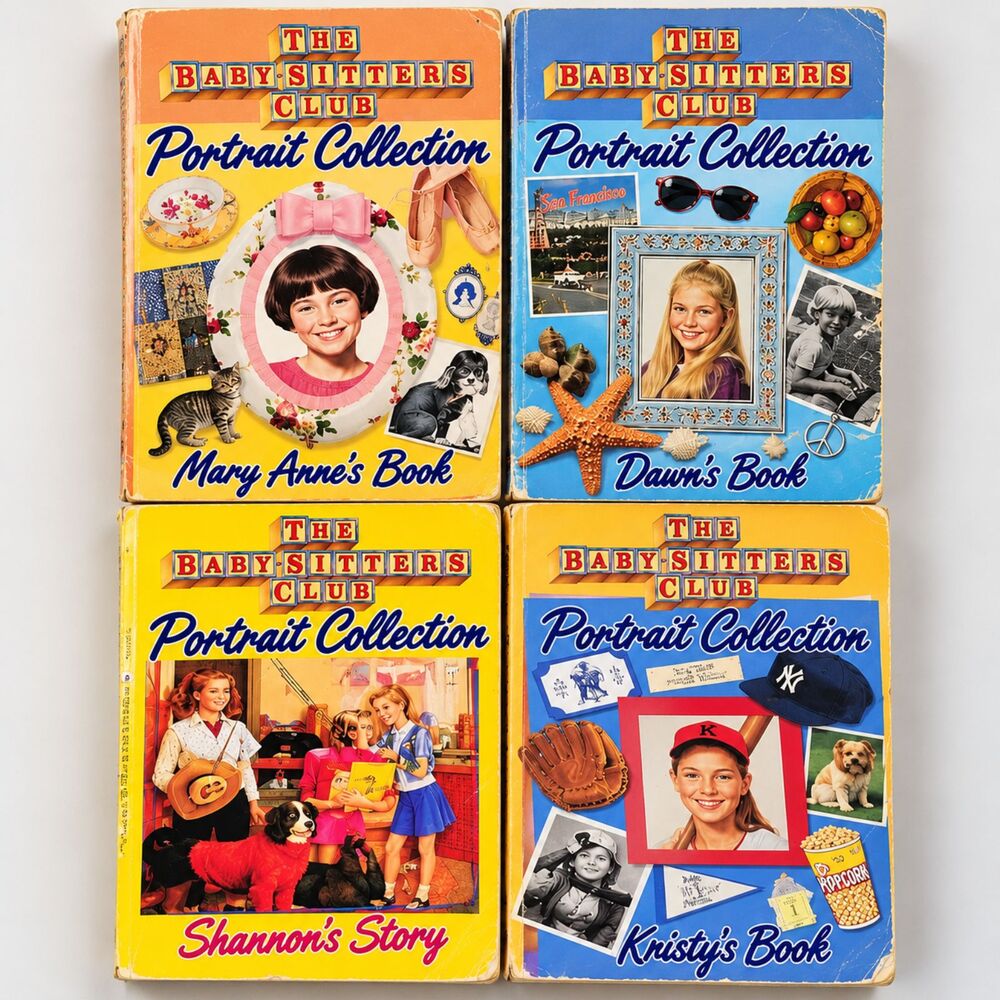 Vintage Baby-Sitters Club Portrait Collection & Special Edition 4 Book Lot